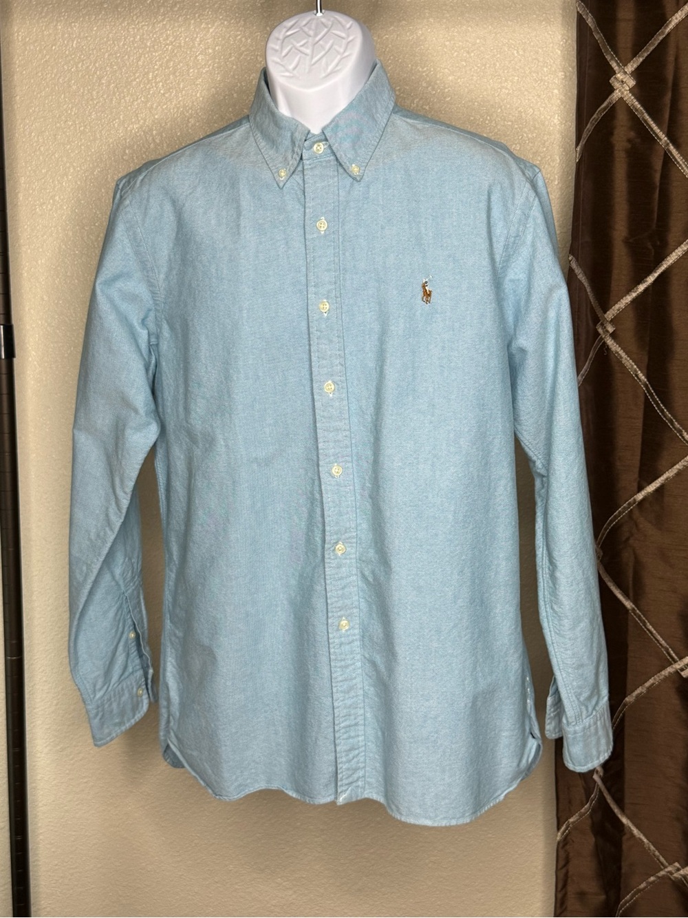 Polo Ralph Lauren Classic Fit Oxford Shirt Men’s L Light Blue